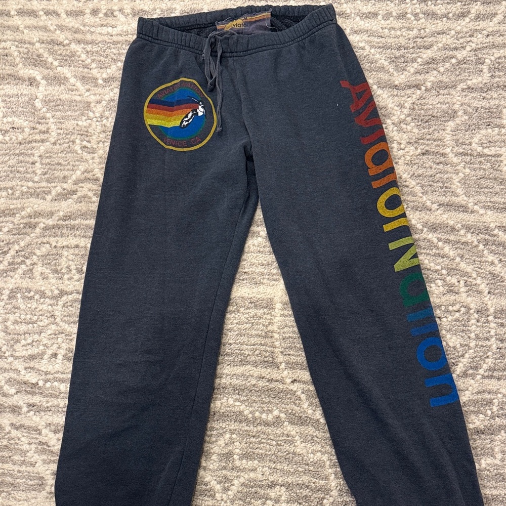 Aviator Nation Rainbow Sweatpants